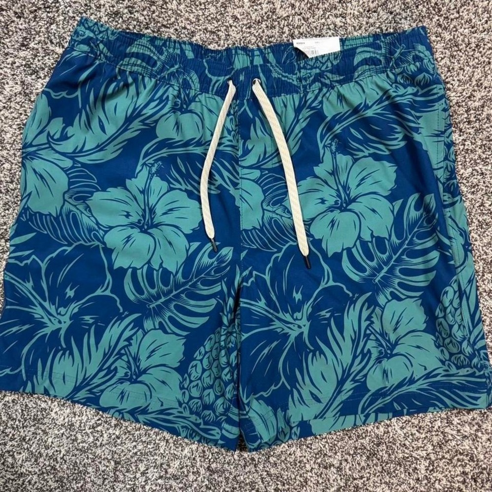 Sonoma Men's large Swim Trunks blue‎